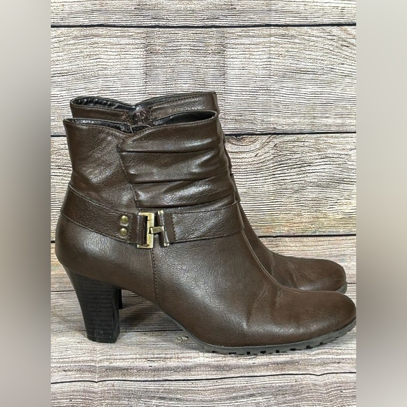 Women’s Brown Ankle Boots by A2. Sz 9.5 - Picture 1 of 5